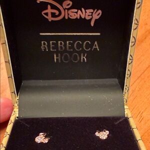Disney Rebecca Hook Rose Gold Earrings
